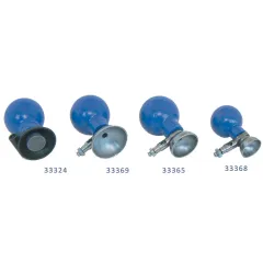 Set 6 Electrozi ECG Reutilizabili Ventuză – Argintați (Silver Coated), Ø 24 mm, Conector Metalic Multifuncțional