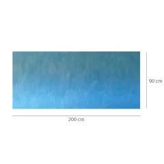 Covoraș absorbant impermeabil antiderapant 90 × 200 cm, albastru (cutie 30 buc)