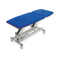 Masă de examinare și tratament electrică BRUXELLES, albastră, înălțime standard 68 cm (1 buc)