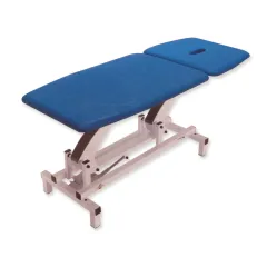 Masă de examinare și tratament Bruxelles Large 80 cm, reglare electrică, albastră (1 buc)