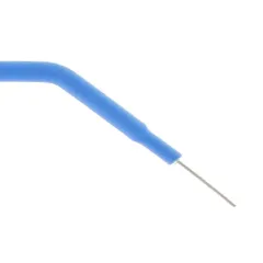 Electrod cu fir Ø 1 mm angulat 45°, lungime 10 cm, autoclavabil Ø 2,4 mm (cutie 6 buc)