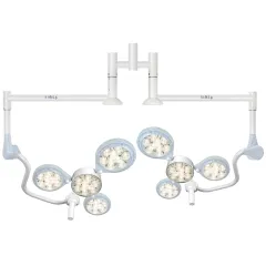 Lampă chirurgicală LED Quattroluci dublă de tavan, 160.000 lux, 36 LED-uri (1 buc)