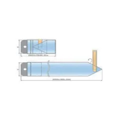 Husă protecție cameră video 13 × 250 cm, sterilă (cutie 100 buc)