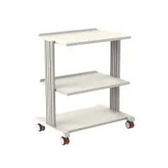 Cărucior medical SMART CART cu 2 rafturi 60 × 42 cm și bază (1 buc)