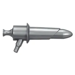 Anoscop cu fibră optică Ø 25 × 70 mm cu obturator, conector Wolf