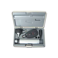 Set diagnostic HEINE K 180 F.O. cu otoscop și oftalmoscop, mâner BETA 2,5 V