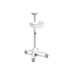 Cărucior reglabil pentru monitor medical, înălțime 85–125 cm