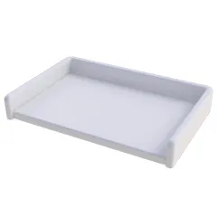 Saltea de înfășat pentru bebeluși, albă, 92 × 62 cm (1 buc)