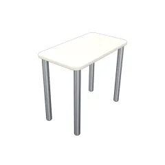 Masă pentru cameră pacient, culoare ivory, 90 × 50 × 75 cm