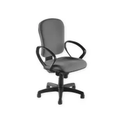 Scaun ergonomic Cremona cu tapițerie textilă, gri