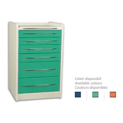 Dulap mobil cu 6 sertare GE419, lățime 49 cm, culoare la alegere (1 buc)