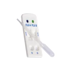 Test rapid influenza A/B, rezultat în 10–15 minute (cutie 30 buc)