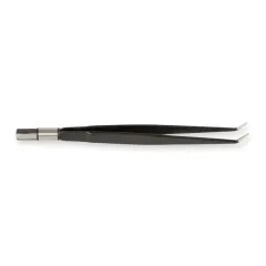 Pensă bipolară dreaptă non-stick cu vârf angulat 1 mm, conector european, 18 cm (1 buc)