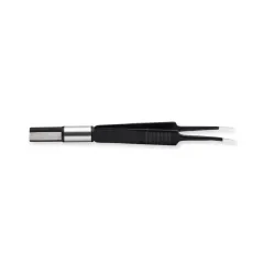 Pensă bipolară europeană non-stick Jeweler 11,5 cm, vârf drept 0,7 mm