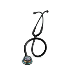 Stetoscop 3M Littmann Classic III negru cu finisaj curcubeu (1 buc)