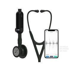 Stetoscop digital 3M Littmann CORE cu tehnologie Bluetooth, amplificare 40x, negru (1 buc)