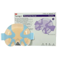 Pansament spumă siliconic cu bordură adezivă Tegaderm 3M 15 × 17 cm – sacru (cutie 10 buc)