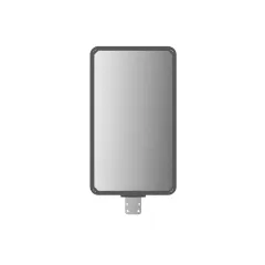 Placă neutră din oțel-cauciuc flexibil 120 × 210 mm, autoclavabilă