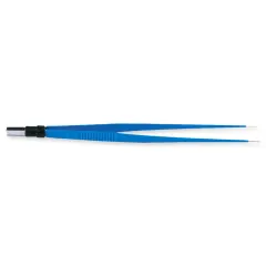 Pensă bipolară dreaptă izolată cu vârf rotund 0,3 mm, 20 cm, conector european