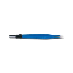 Pensă bipolară dreaptă izolată cu vârf drept rotund 0,5 mm, 15 cm, conector european (1 buc)
