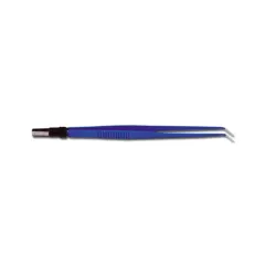 Pensă bipolară dreaptă izolată cu vârf angulat 0,5 mm, 15 cm, conector european (1 buc)