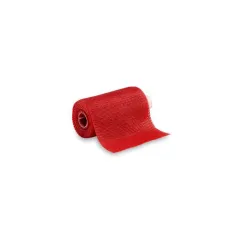 Bandă sintetică rigidă 3M Scotchcast Plus 10 cm × 3,65 m, roșie (cutie 10 buc)