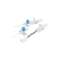 Cateter venos periferal BD Venflon Pro Safety 22G 0,9 × 25 mm, albastru, cu protecție ac (cutie 50 buc)