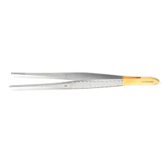 Pensă de disecție Gillies cu carbură de tungsten Gold Line – 15 cm (1 buc)