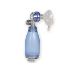 Balon resuscitator din silicon pentru sugari, cu mască N°1, autoclavabil 134°C, volum 280 ml