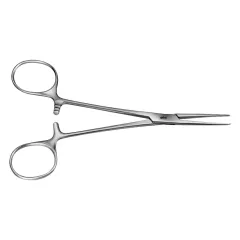 Pensă hemostatică Kelly Aesculap dreaptă, vârfuri tocite, 14 cm, model BH134R