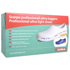 Încălțăminte de protecție ultraușoară GIMA, mărimea 35, albă (pereche)