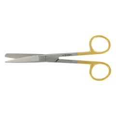 Foarfece chirurgicale drepte cu vârfuri ascuțit/tocit Gold Line, 14,5 cm (1 buc)