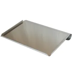 Suport pentru dosare din inox A4 cu plexiglas transparent 37 × 25 × 5 cm