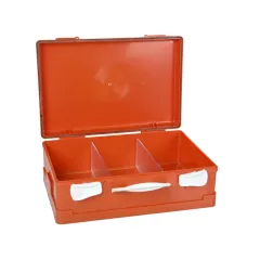 Cutie de depozitare din plastic goală 395 × 270 × 135 mm cu separatoare