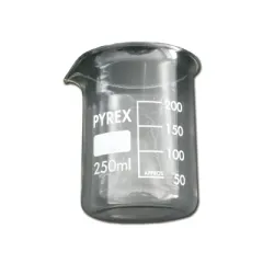 Pahar de sticlă 250 ml pentru curățător cu ultrasunete Branson