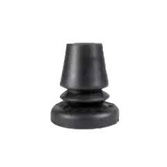 Bobiță de cauciuc pentru baston/cârjă, tub 19 mm, bază 55 mm (cutie 2 buc)