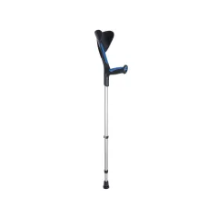 Cârje Advance din polipropilenă și elastomer, reglabile pe înălțime, albastru/negru (pereche)
