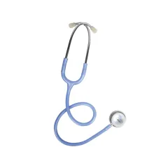 Stetoscop Gima Evolve cu cap dublu, tub cu sclipici albastru ceresc (1 buc)