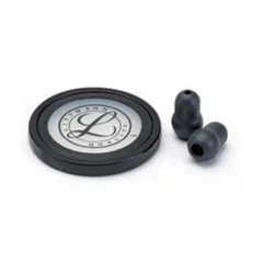 Kit accesorii 3M Littmann 40011 negru pentru Master Cardiology – membrană reglabilă, inel asamblare, olive (1 kit)