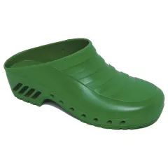Saboți profesionali GIMA fără perforații, mărimea 40, culoare verde (pereche)