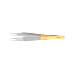 Pensă Micro Adson cu carbură de tungsten, 12 cm, dinți 1×2 (1 buc)