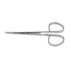 Foarfece micro Ribbon din oțel inoxidabil, drepte, 12 cm