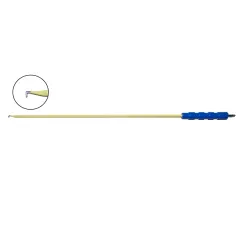 Electrod laparoscopic în formă de cârlig L, mâner lung, 47 cm