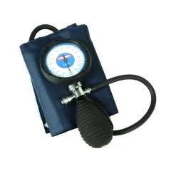 Tensiometru aneroid palmar ROME SPHYGMOMANOMETER, albastru (1 buc)