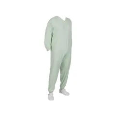 Costum anti-manipulare pentru pacienți, mărimea S (înălțime 150 cm, piept 120 cm), reutilizabil, verde (1 buc)