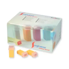 Lancete de siguranță automate Surgilance G26, adâncime penetrare 1,0 mm (cutie 100 buc)
