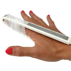 Atele din aluminiu cu căptușeală moale 25 × 495 mm (cutie 12 buc)