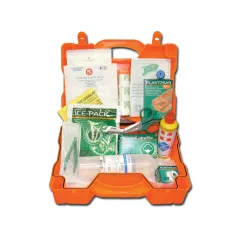 Trusă de prim ajutor mică în valiză din plastic, 290 × 215 × 90 mm (1 buc)