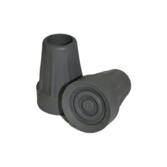 Dopuri din cauciuc PVC pentru cadre de mers, Ø interior 19 mm, gri (cutie 10 buc)