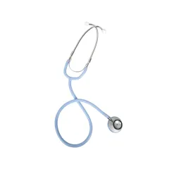 Stetoscop dual Yton cu capsula din aluminiu, albastru deschis (1 buc)